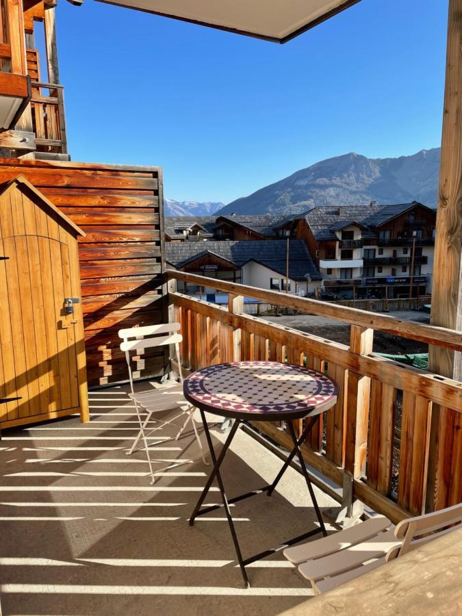 Apartamento Front Neige 1800, Cosy 4-6P, Parking Couvert Les Orres Exterior foto