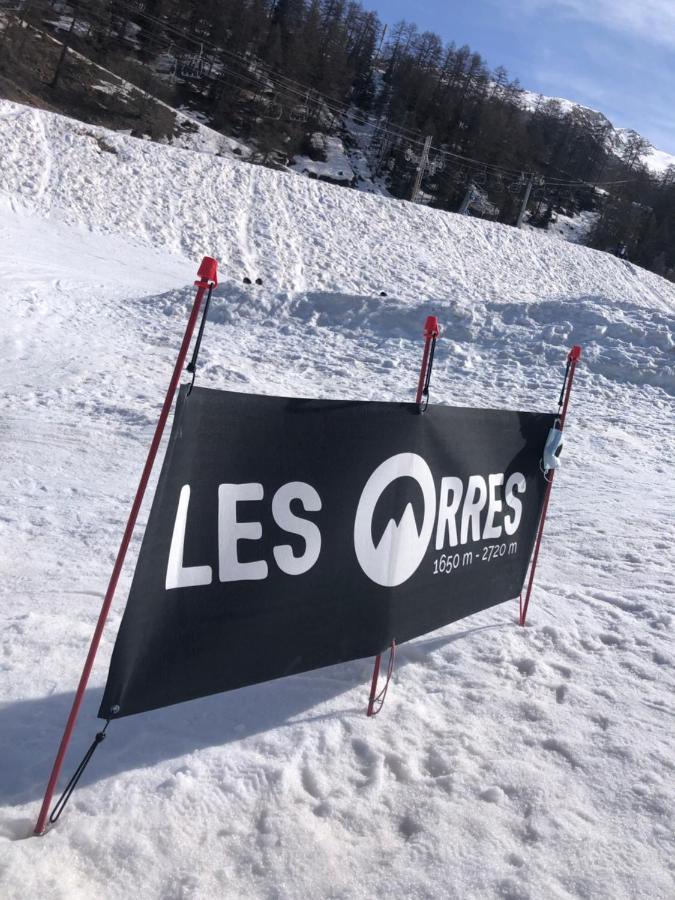 Apartamento Front Neige 1800, Cosy 4-6P, Parking Couvert Les Orres Exterior foto